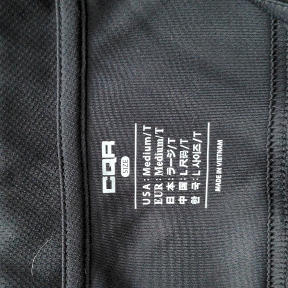 NWT CQR Mens Size Medium Black Polo Shirt - Picture 2 of 6